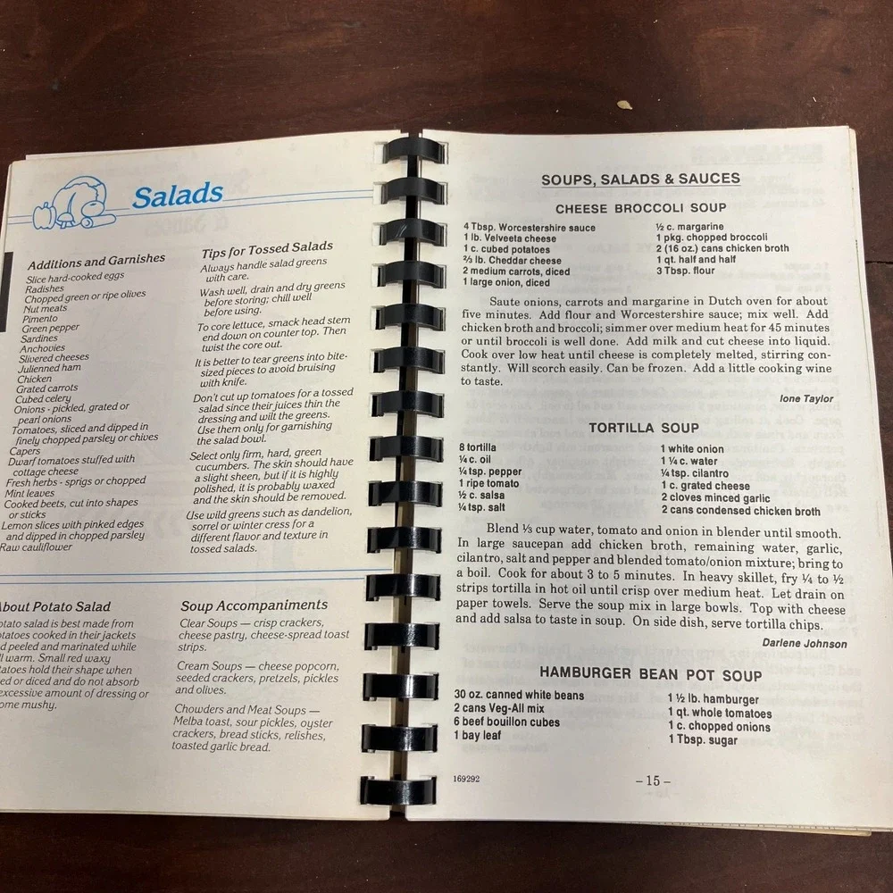 VTG 1992 West Tawakoni Texas Rebekah Lodge 58 Cookbook Seasoned With Love Vol 1